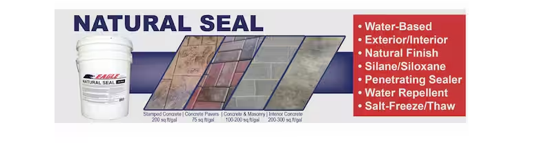 Natural Seal Penetrating Concrete and Masonry Water Repellant Sealer 2